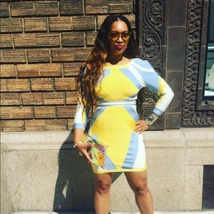 Color Bandage Dress